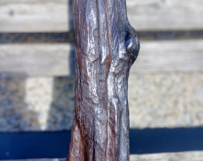 Irish Bog Oak Ancient Knot Abstract Sculpture – Hand-Carved – One of a Kind, Wood Art, Free Worldwide Shipping