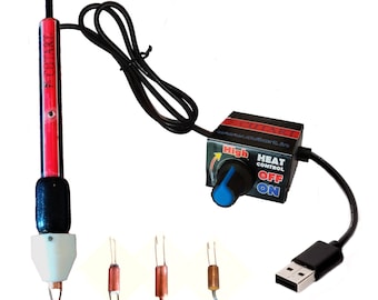 Cutart USB Pyrographie und Holz Bambus Leder Kürbis Brennwerkzeug Maschine