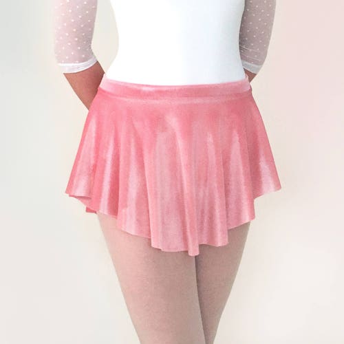 Pink Stretch Velvet Ballet Skirt Girl's and Women's Etsy