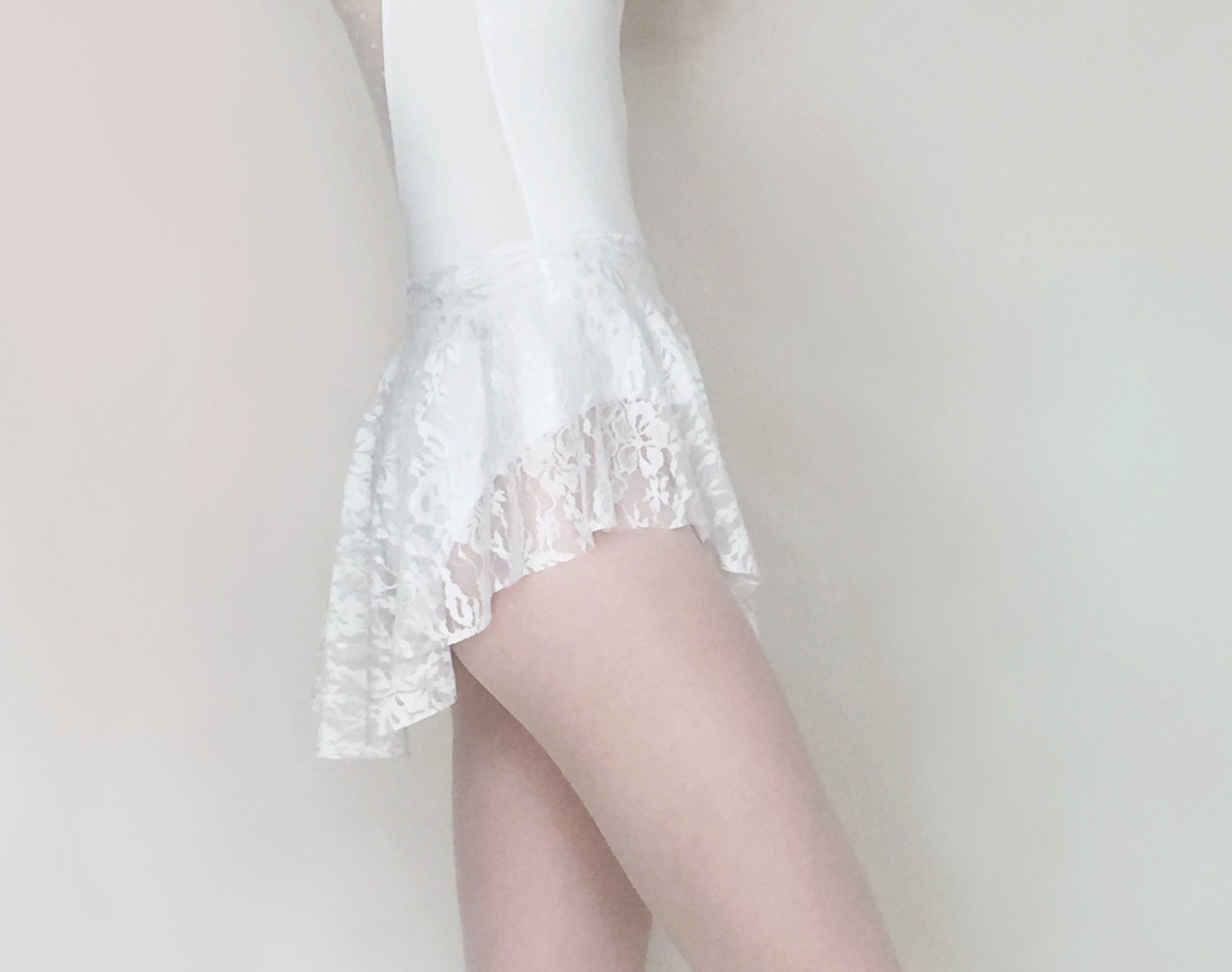 Lace Ballet Skirt SAB Skirt Stretch Lace Classic White Etsy