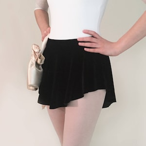 Velvet Ballet Dance skirt- BLACK - SAB Skirt- Royall Dancewear