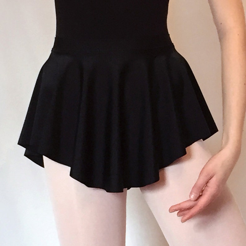 Ballet Classic Black Nylon/ Spandex Dance Skirts Royall Etsy