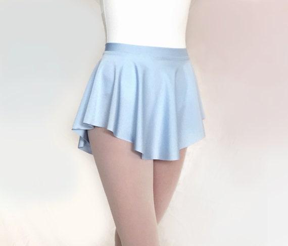 Ballet Skirt light Blue Nylon/spandex Dance Skirt Baby Blue - Etsy