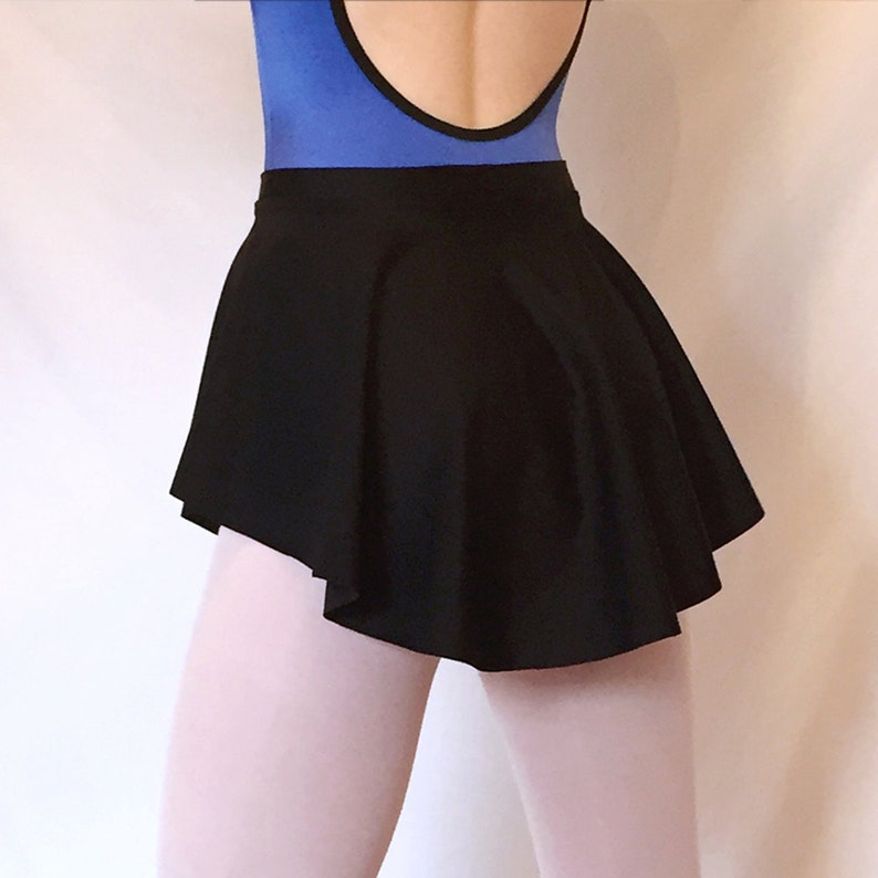 SAB Skirt Ballet Classic Black Lycra/ Spandex Dance Skirts Etsy