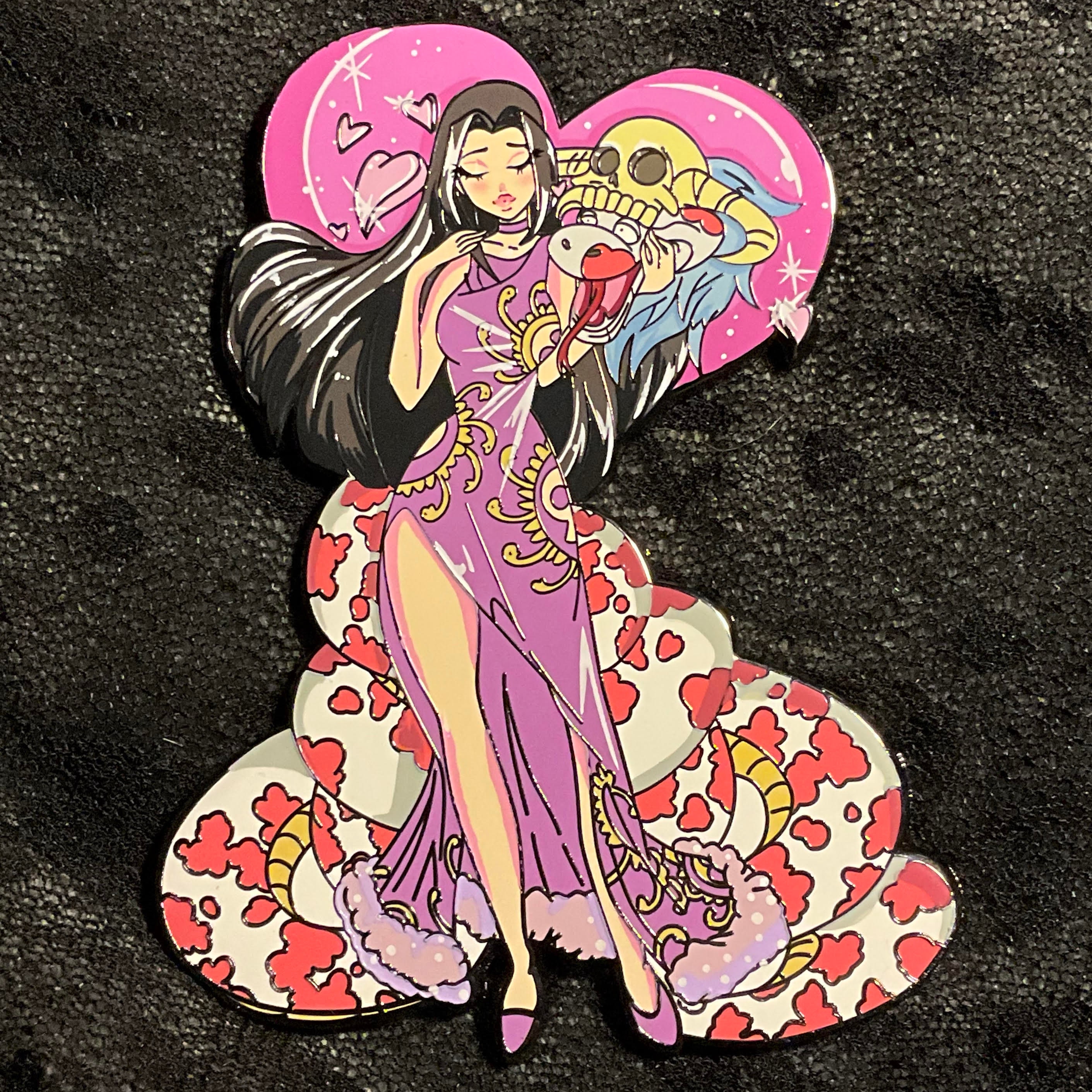 One Piece - Chopper & Nico Robin Skull Pin Set