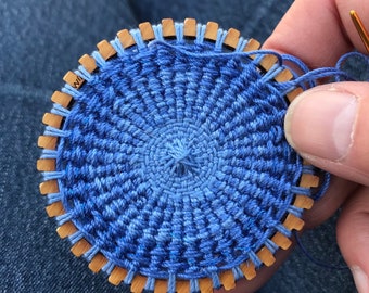 Circle Weaving Looms: Yorkshire Button Making, Set of 3 Prototype Frames (no frills)