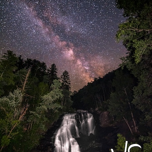 Bald River Falls Milky Way