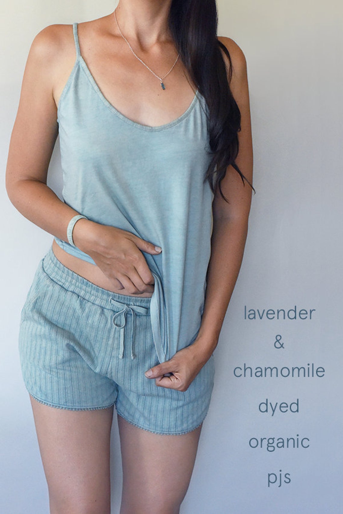 Lavender & Chamomile Dyed Pj Set - Etsy