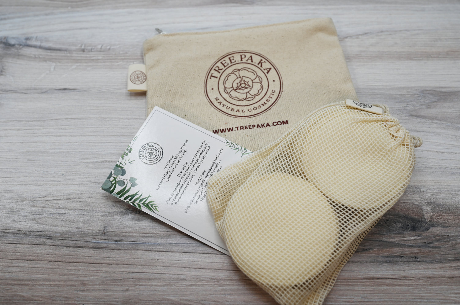 Natural Hemps / Cotton  Facial Cleansing Rounds Pads (High Quality)