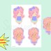 Printable Die Cuts - Stay Cute Girls Die Cuts - Cute Die Cuts - Planner Die Cuts - Traveler's Notebook Die Cuts - Scrapbooking Planner Decor