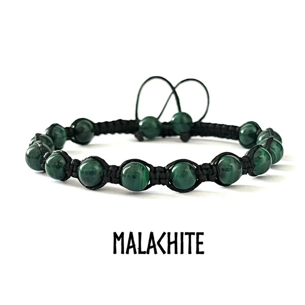 Malachite Swan Bracelet Set
