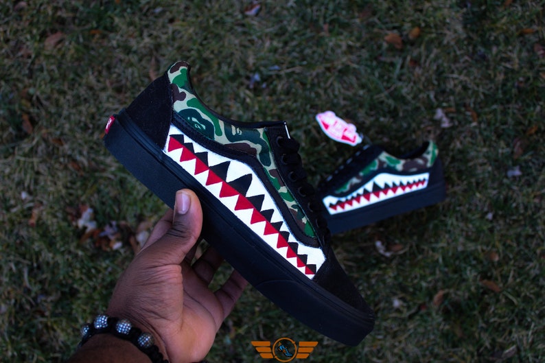 bape vans customs
