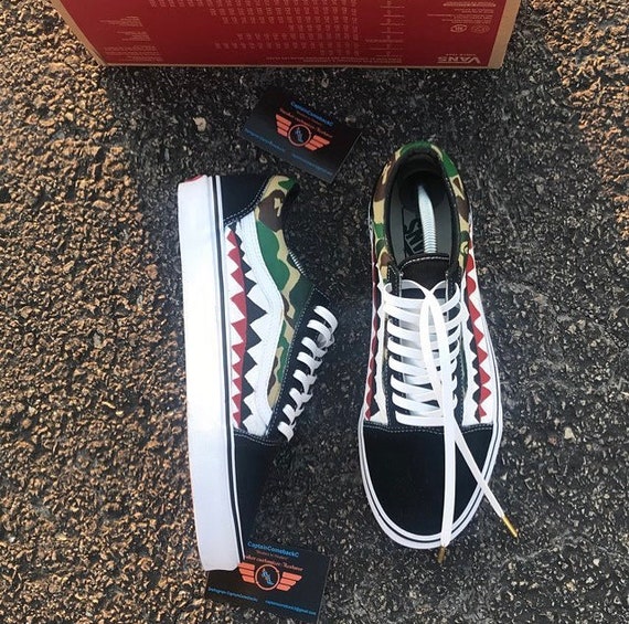 bape vans etsy