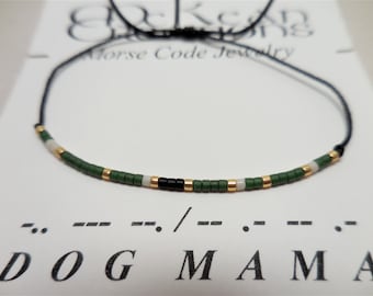 Pulsera de código Morse para mamás de perros y padres de mascotas. Pulsera de código Morse para mamás de perros y padres de mascotas.