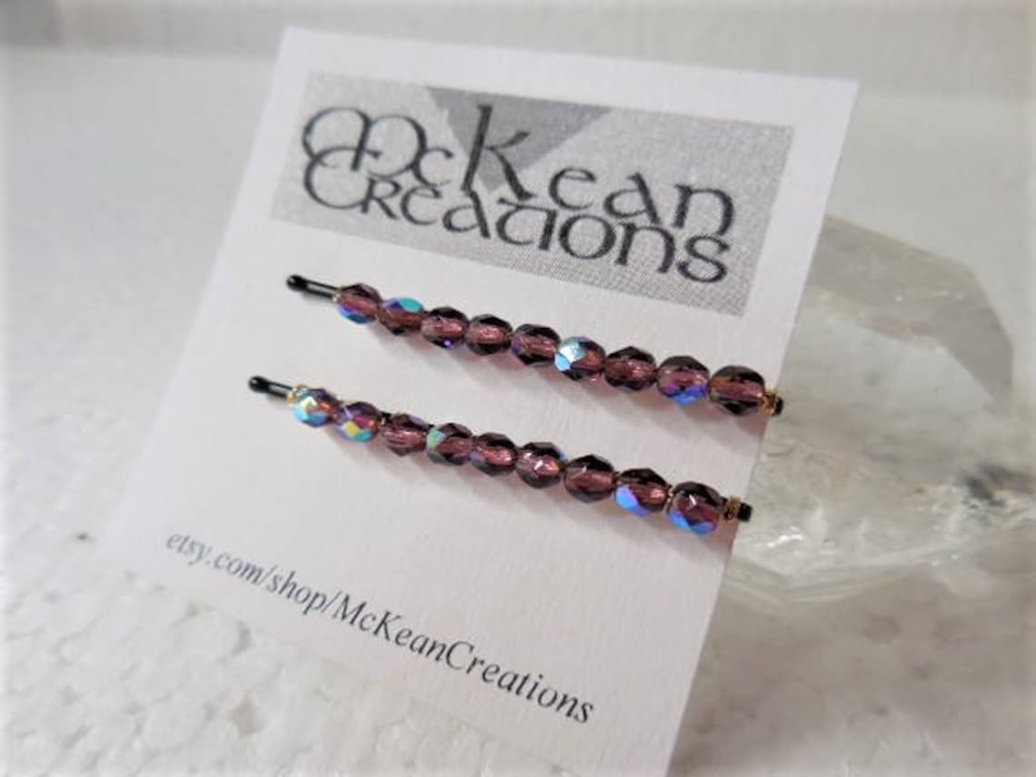 Purple Hair Pin