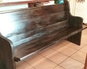 Reclaimed Church Pews Custom Sizes and Finishes Available