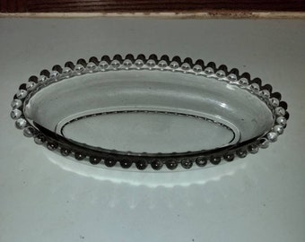 Vintage Alter Kerzendocht Relish Dish