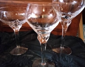 Mikasa Hand blown Cordial Glass Flower Song Stemware