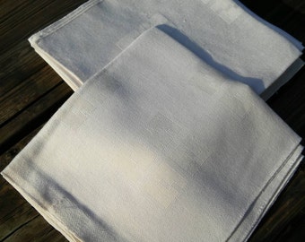 Retro Age Oversized Linen Dinner Napkins