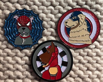 K9 Vengers Enamel Pins