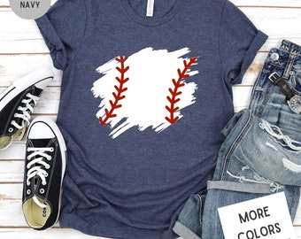 Distressed Vintage Baseball Shirt Tee | Retro Sports Baseball T-Shirt