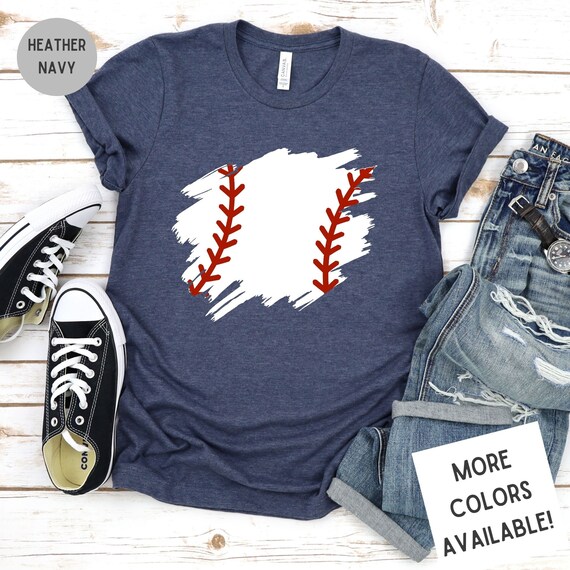 Distressed Vintage Baseball Shirt Women s Premium Super Soft T Shirt Etsy Canada