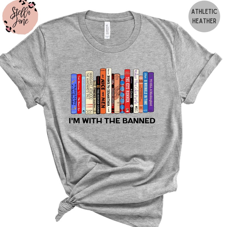I'm With the Banned Banned Books Shirt Reading Shirt | Etsy