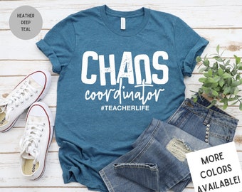 Chaos Coordinator Teacher Life Tee, Women's Premium T Shirt