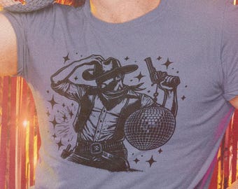 Gay Cowboy T-Shirt: Rainbows and Rodeos Pride Shirt