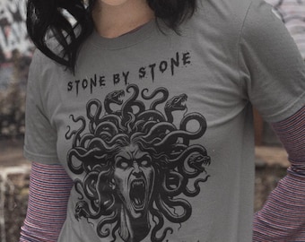 Medusa T Shirt | Feminist T Shirt | Female Gaze | Feminism Shirt | Petrify The Patriarchy | Greek Mythology Shirt | Pro Choice Shirt
