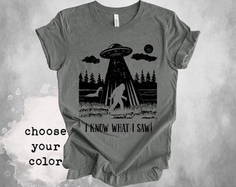 Last Podcast on the Left Shirt, UFO Alien Shirt,Bigfoot Sasquatch Shirt, Cryptid Shirt, Loch Ness monster Top, Spaceship Flying Saucer