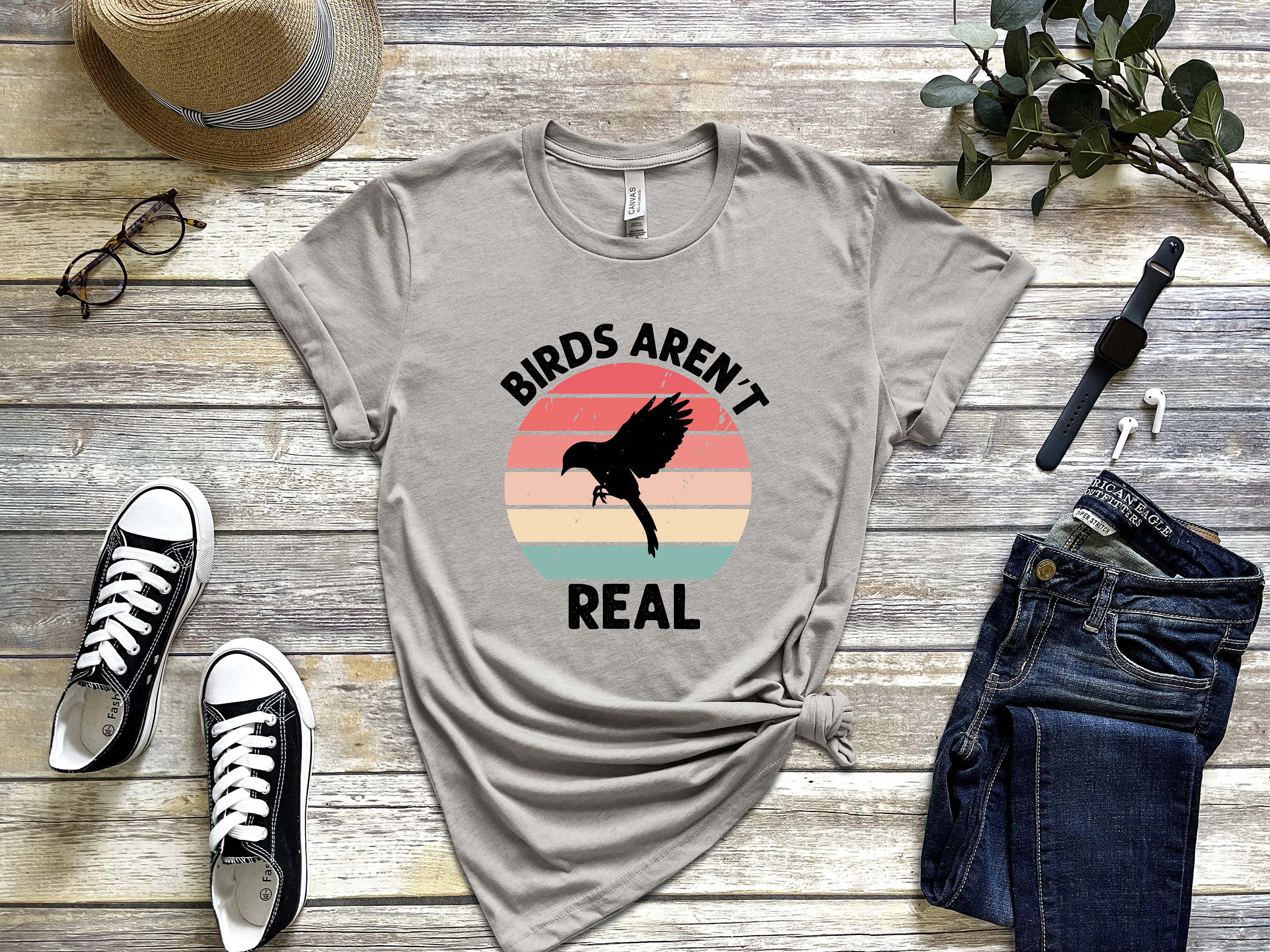 Discover Birds Aren't Real Shirt Last Podcast on the Left Morbid LPOTL Bird Lover Gift Funny Shirt