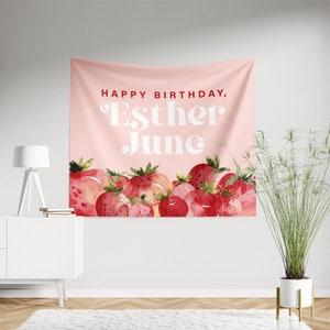 Editable Strawberry Invitation, Berry First Birthday Invite, Girl Summer Birthday, Farmers Market Birthday, Berry Sweet Girl, Sweet One image 6
