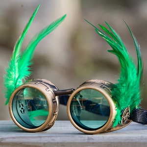 Steampunk Goggles, steam punk goggles, steampunk costume steampunk accessories Rave Glasses Steampunk Victorian goggles