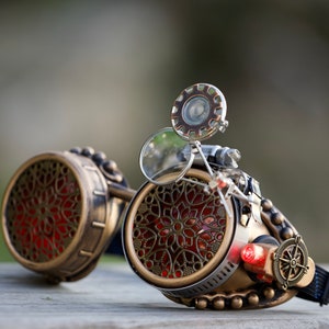 Steampunk Goggles, steam punk goggles, steampunk costume steampunk accessories Rave Glasses Steampunk Victorian goggles