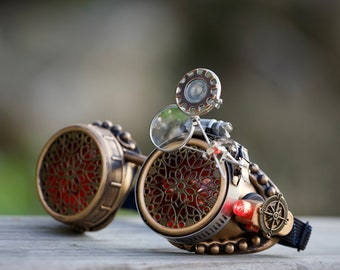 Vintage-Inspired Steampunk Goggles for Your Next Rave Adventure
