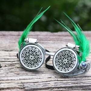 Vintage inspired Steampunk goggles for your retro rave look