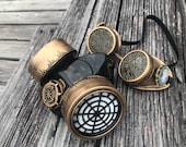 Steampunk Goggles Rave Glasses Victorian aviator cosplay costume clothing accessory for music festival