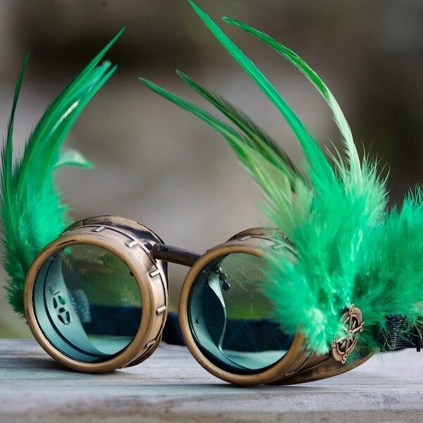 Steampunk Goggles, steam punk goggles, steampunk costume steampunk accessories Rave Glasses Steampunk Victorian goggles