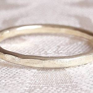 純金結婚指輪 - 14 カラット ゴールド リング - イエロー ゴールド結婚指輪 - ホワイト ゴールド リング - 1.5 mm ゴールド バンド