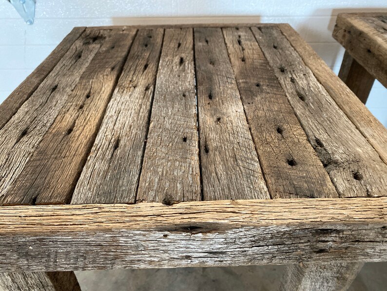Antique Barn Wood Table Top 22 X 19 1/2 Etsy