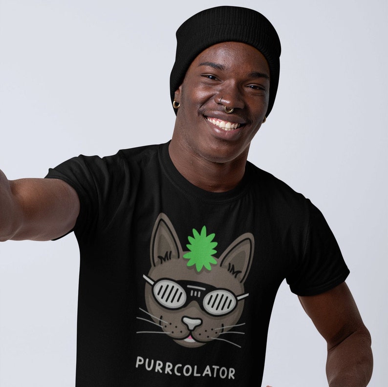 Time for the Percolator Purrcolator Techno DJ Cat Music Etsy