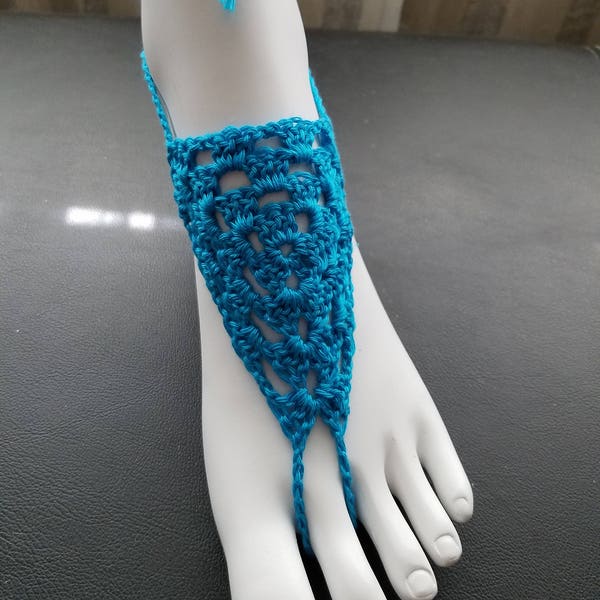 Crochet Barefoot Sandals, Barefoot Beach, Foot Jewelry, Wedding Sandals, Bridesmaid Accessory, Beach Wedding, Sexy, Yoga Sandal Beach Sandal