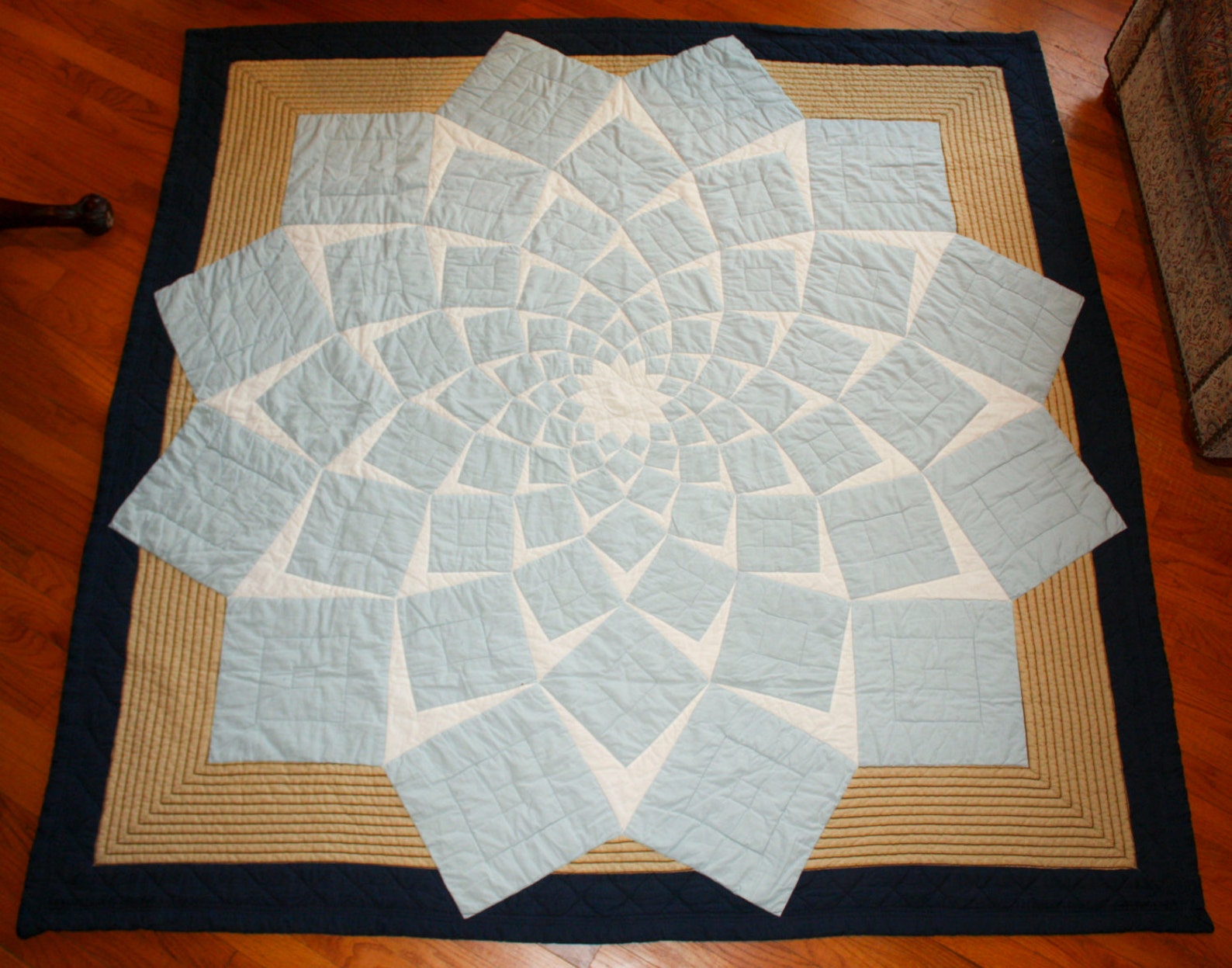 Lotus Star Quilt Pattern Etsy