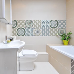 Self-Adhesive Vinyl Stickers, Peel and Stick, Tile Decal for Kitchen ,Bath ,Backsplash, Wall Tile Removable Waterproof- 12 pcs pack  - #314