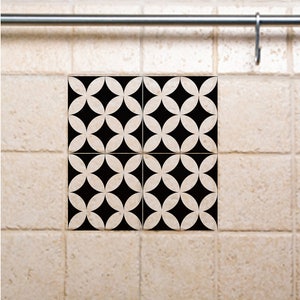 Tile Decals, Kitchen/Bathroom tiles, vinyl, wall floor tiles, kitchen decoratiom, free shipping 132 image 2