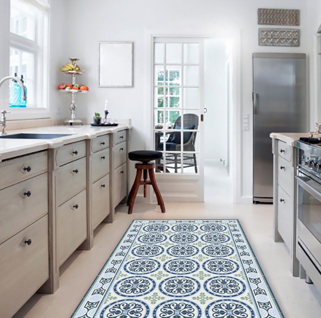 Vinyl Kitchen Mat, Non Absorbent Vinyl, PVC Kitchen Mat, Modern