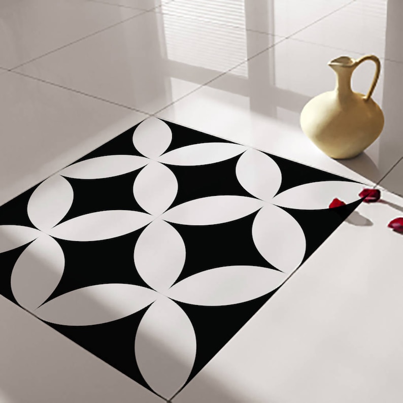 Tile Decals, Kitchen/Bathroom tiles, vinyl, wall floor tiles, kitchen decoratiom, free shipping 132 image 3