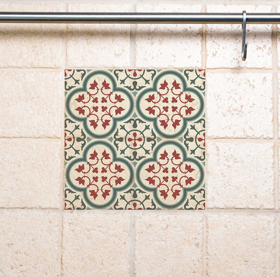 Tile Decals Kitchen/bathroom Tiles Vinyl Floor Tiles Free Shipping