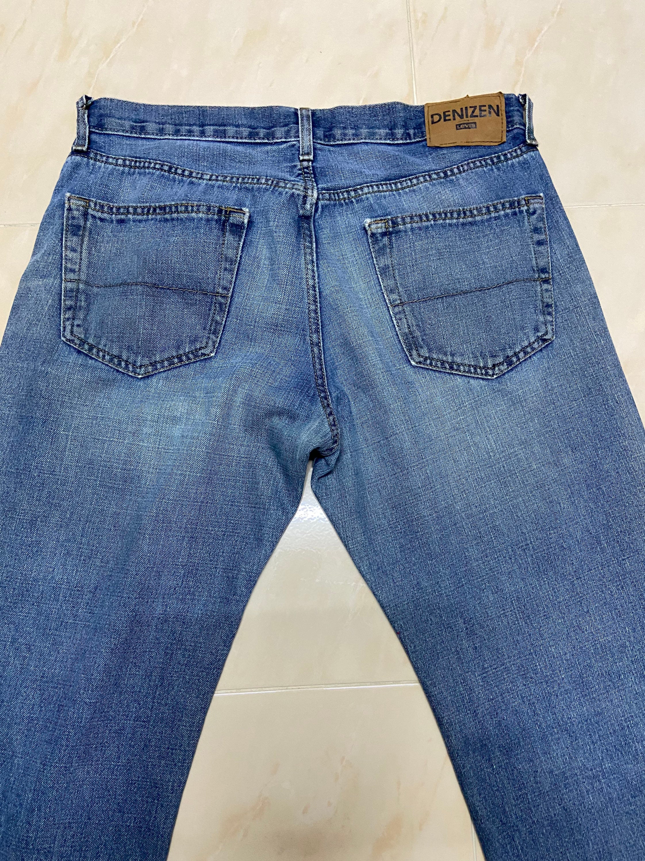 Vintage 281 Denizen Levis Jeans Straight Fit W36 Blue - Etsy India